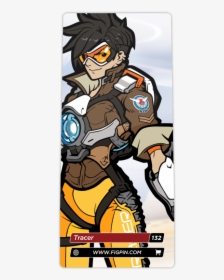Overwatch Tracer Enamel Pin   Data Src //cdn, HD Png Download, Transparent PNG